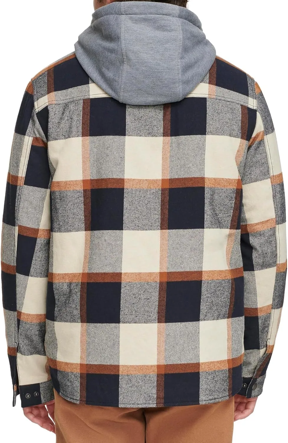 Levi's Men's Plaid Sherpa Lined Hooded Shirt Jacket (Regular & Big & Tall Sizes)