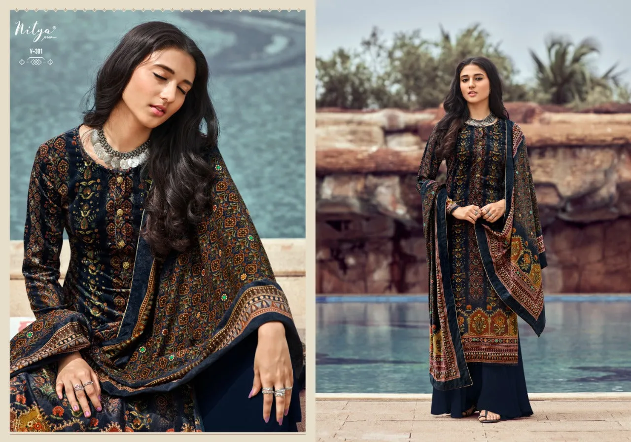 Lt Presents velvet Vol 3 Velvet Printed Stylish Designer Salwar Suits