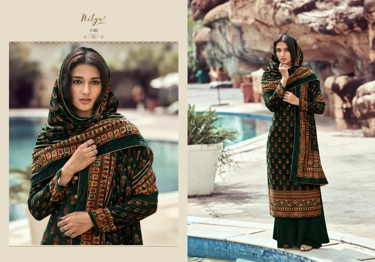 Lt Presents velvet Vol 3 Velvet Printed Stylish Designer Salwar Suits