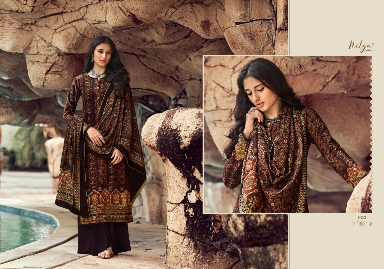 Lt Presents velvet Vol 3 Velvet Printed Stylish Designer Salwar Suits