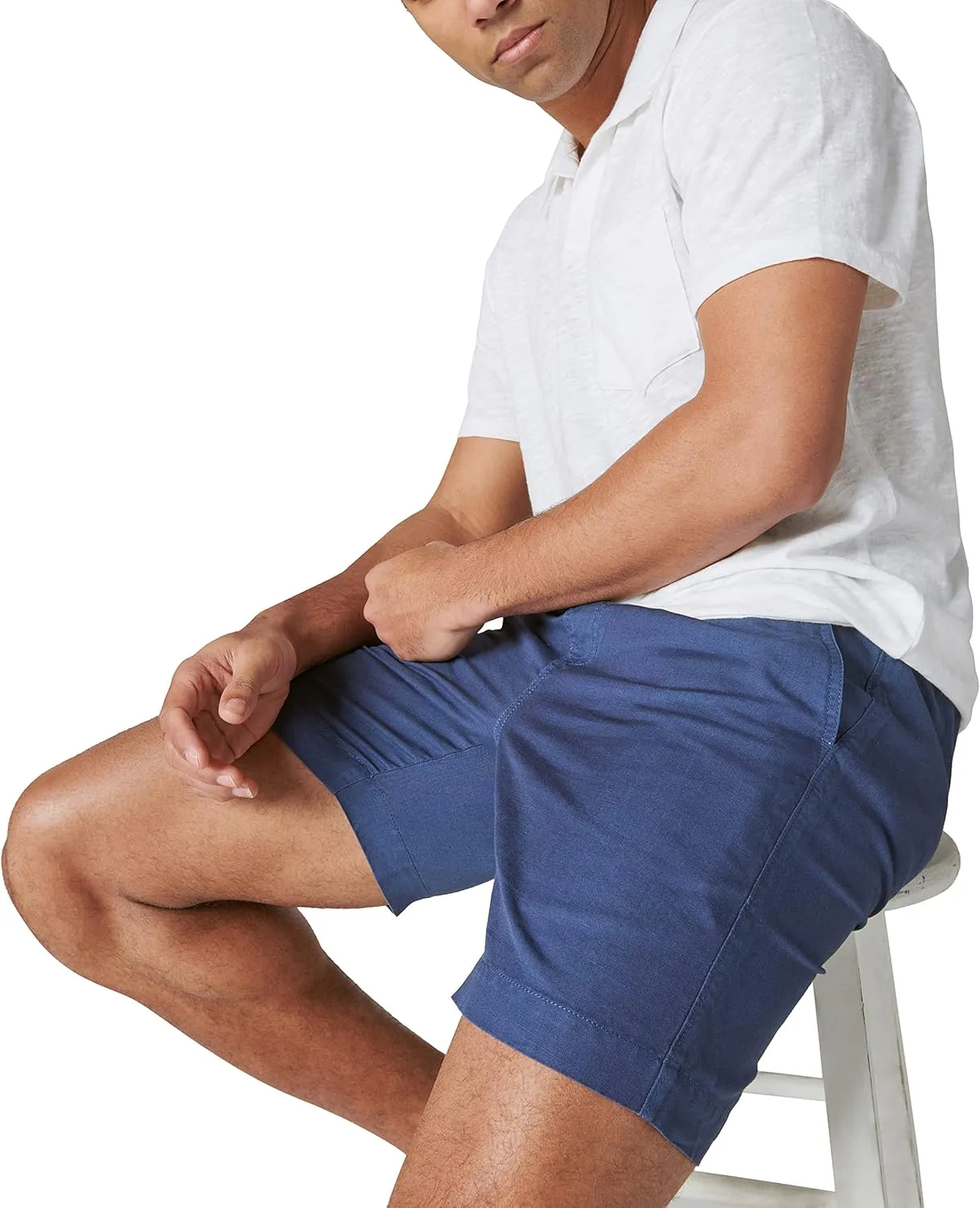 Lucky Brand Men's 7" Pull Up Linen Short