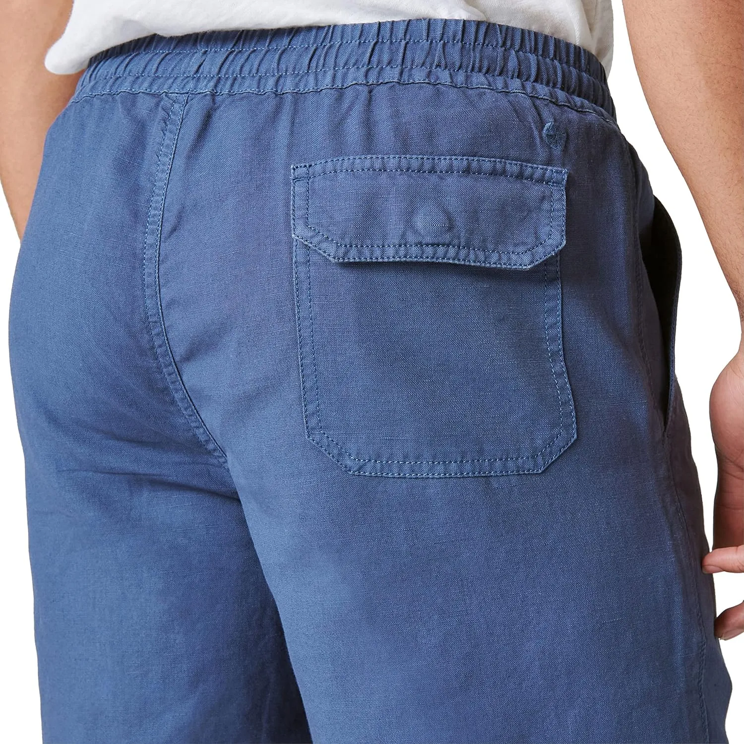 Lucky Brand Men's 7" Pull Up Linen Short