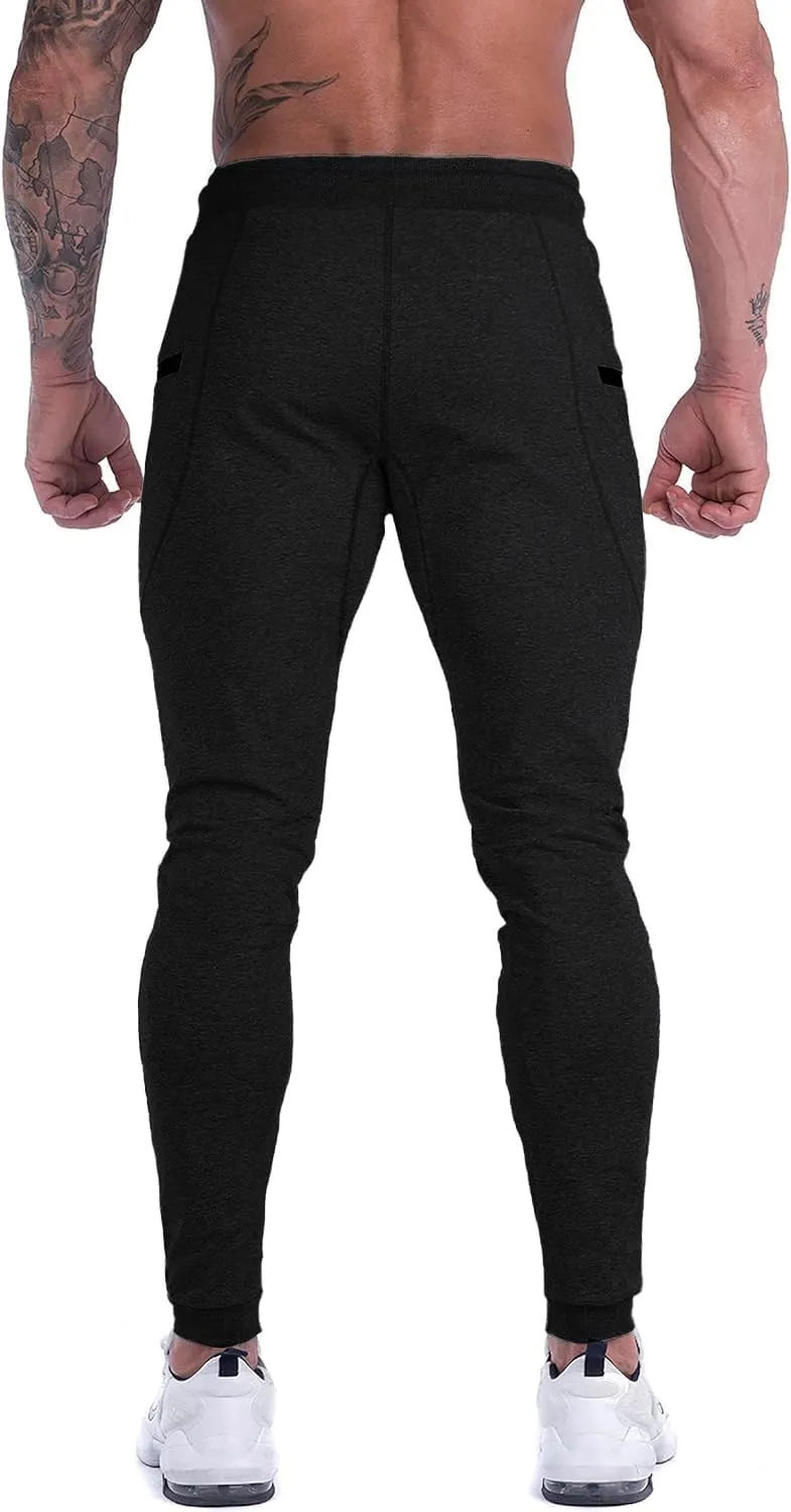 MAIKANONG Mens Slim Joggers Tapered Sweatpants Gym Workout Pants for Running Athletic Casual