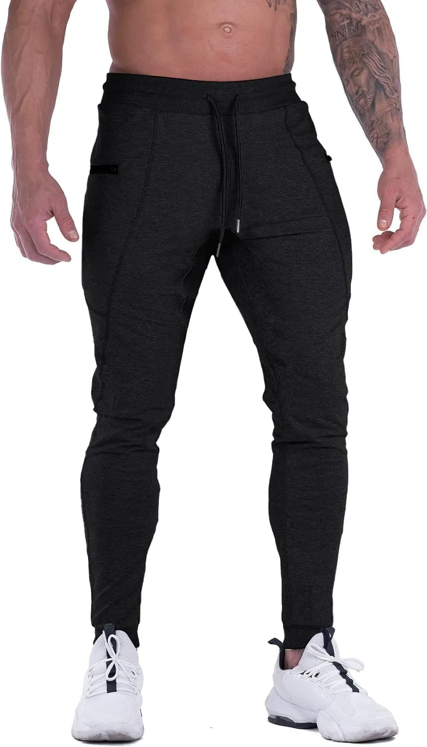 MAIKANONG Mens Slim Joggers Tapered Sweatpants Gym Workout Pants for Running Athletic Casual