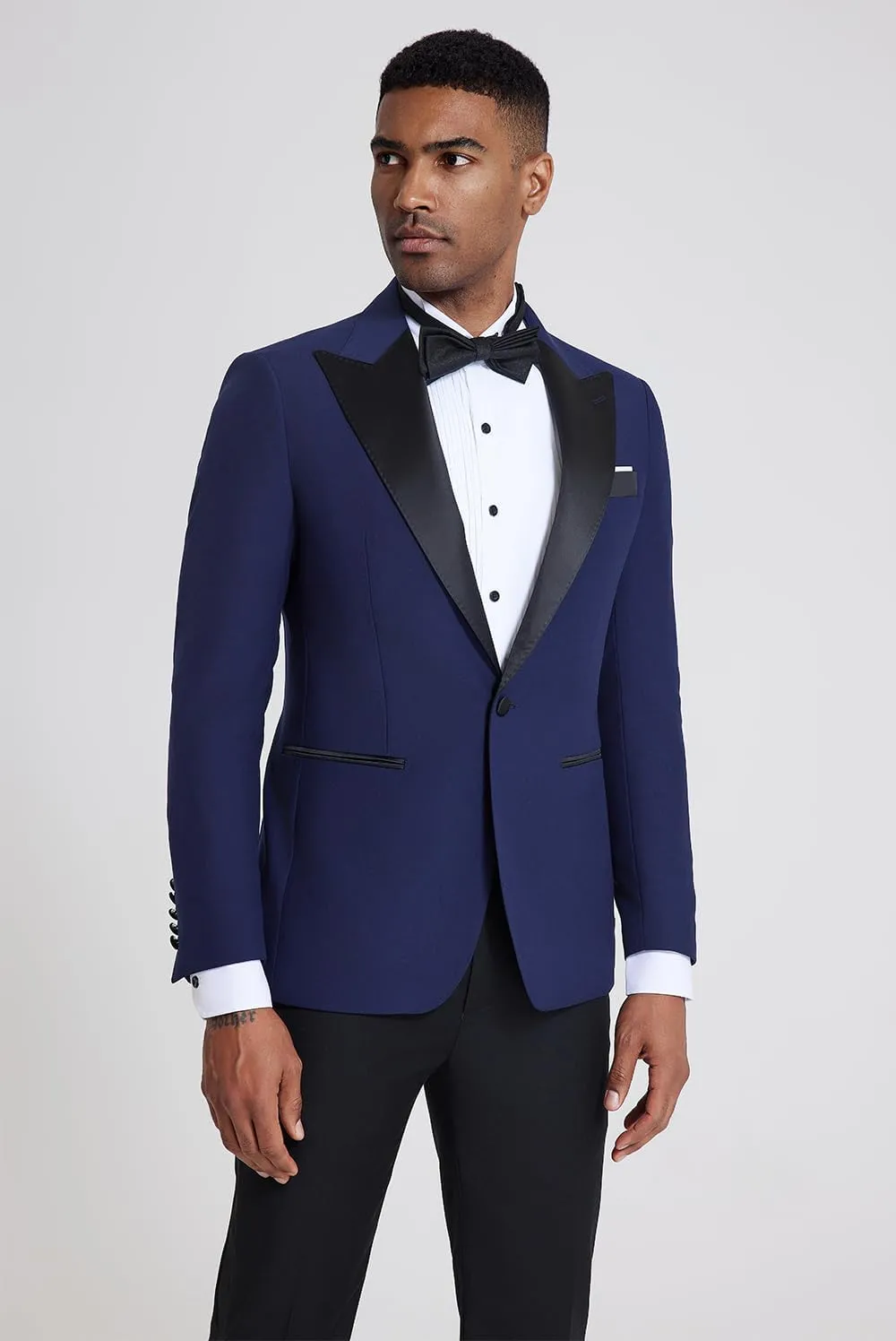 Men's 2 Piece Suit Set,One Button Slim Fit Formal Wedding Prom Tuxedo Suits,Solid Blazer & Pants