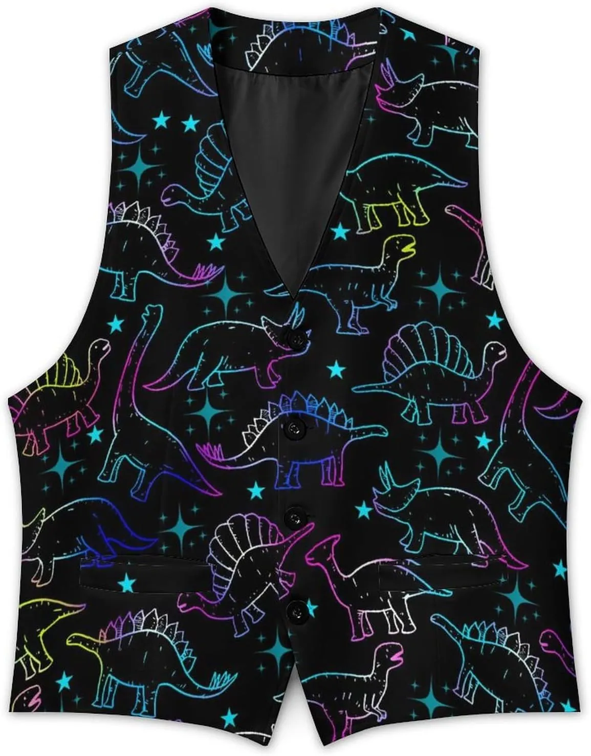 Men's Hawaiian Leaf Suit Vest Slim Fit Business Dress Vest Waistcoat for Wedding Party Casual Dress