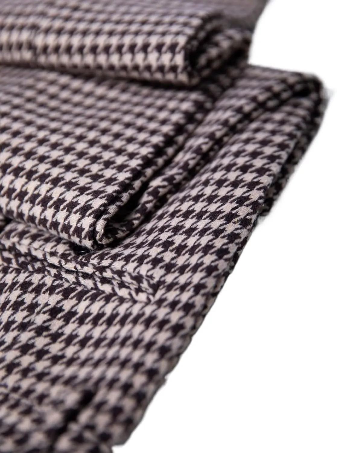 Mens Tweed Dress Pants Houndstooth Plaid Suit Trouser Regular Fit Stretch Wool Business Casual Pants Long for Men