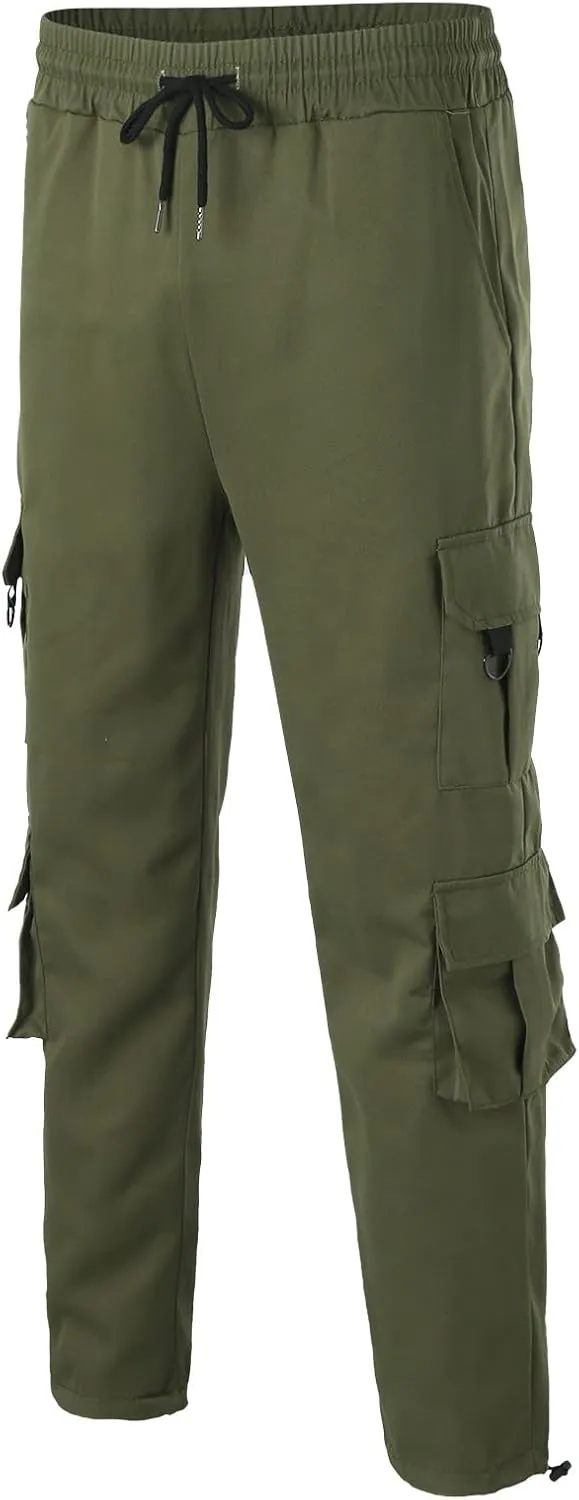 Mens Workout Cargo Sweatpants Pants Thermal Hiking Pants Men's Cargo Pants Lightweight Mens Work Pants Hiking Ripstop