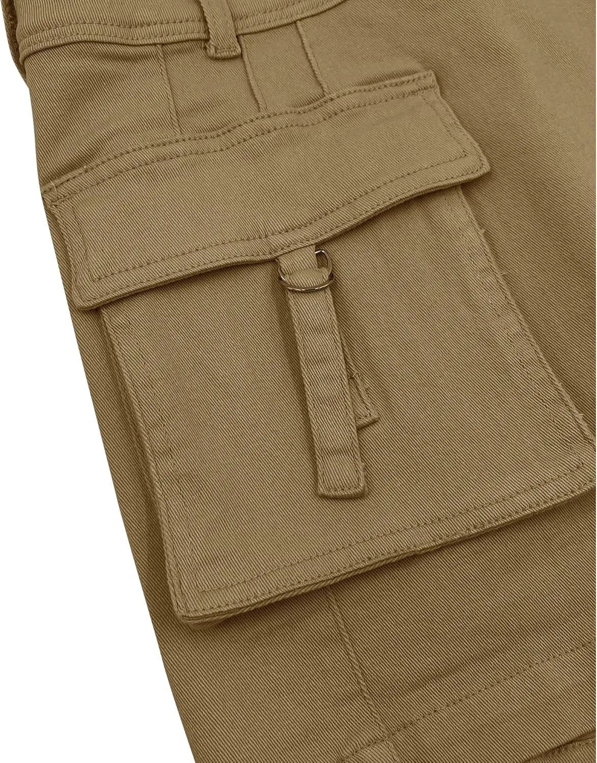 Minthunter Womens Casual High Waist Cargo Shorts with Pockets Summer Short Hot Pants