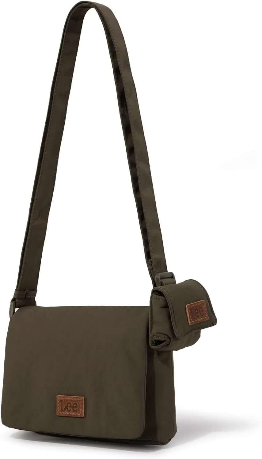 Montana West x Lee Small Crossbody Bags for Women Lightweight Mini Shoulder Bag with Earphone Pouch