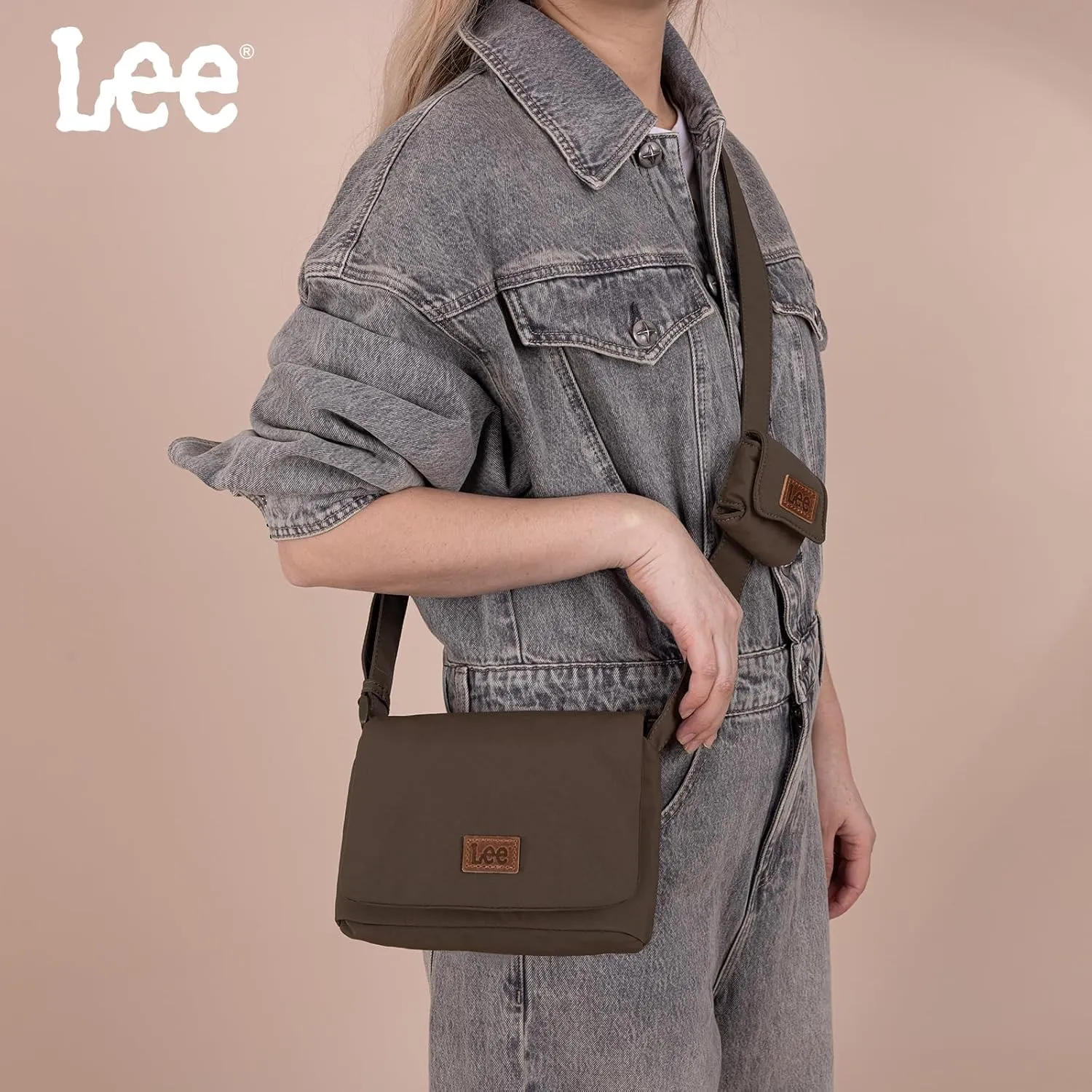 Montana West x Lee Small Crossbody Bags for Women Lightweight Mini Shoulder Bag with Earphone Pouch