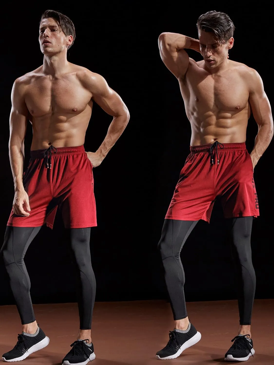 NELEUS Men's Lightweight Workout Athletic Shorts with Pockets