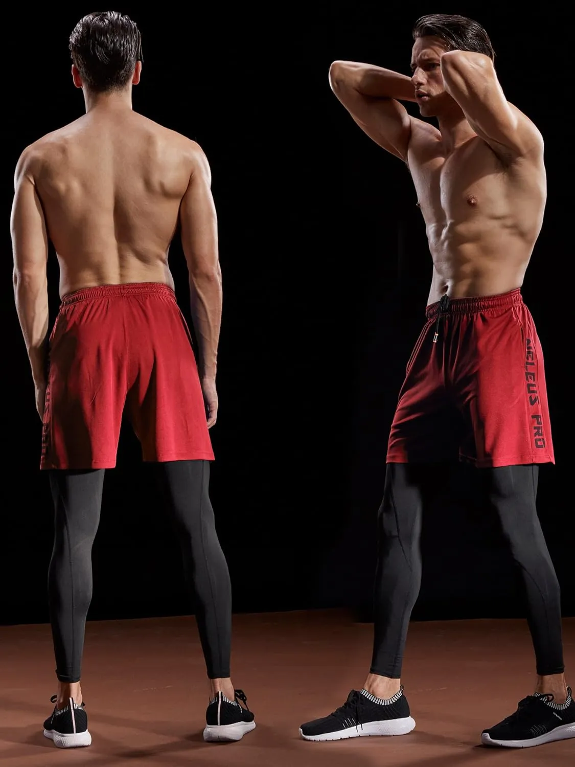 NELEUS Men's Lightweight Workout Athletic Shorts with Pockets