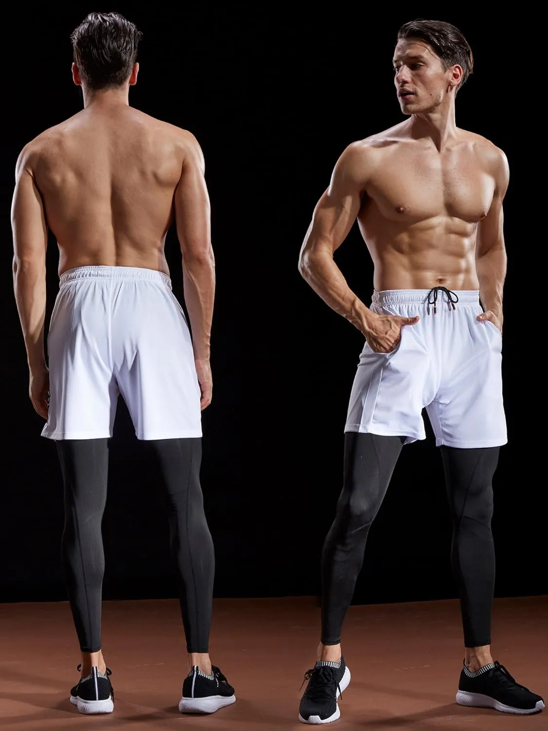 NELEUS Men's Lightweight Workout Athletic Shorts with Pockets