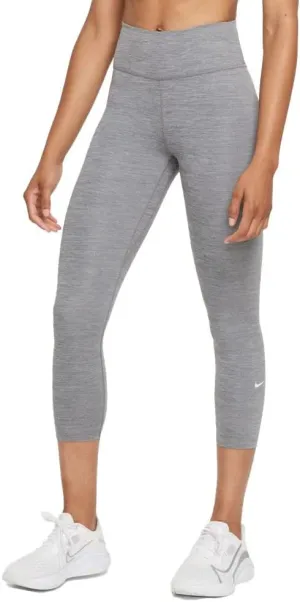 Nike Women's All-in Crop Leggings (as1, Alpha, m, Regular, Regular, Iron Grey/Heather/White)