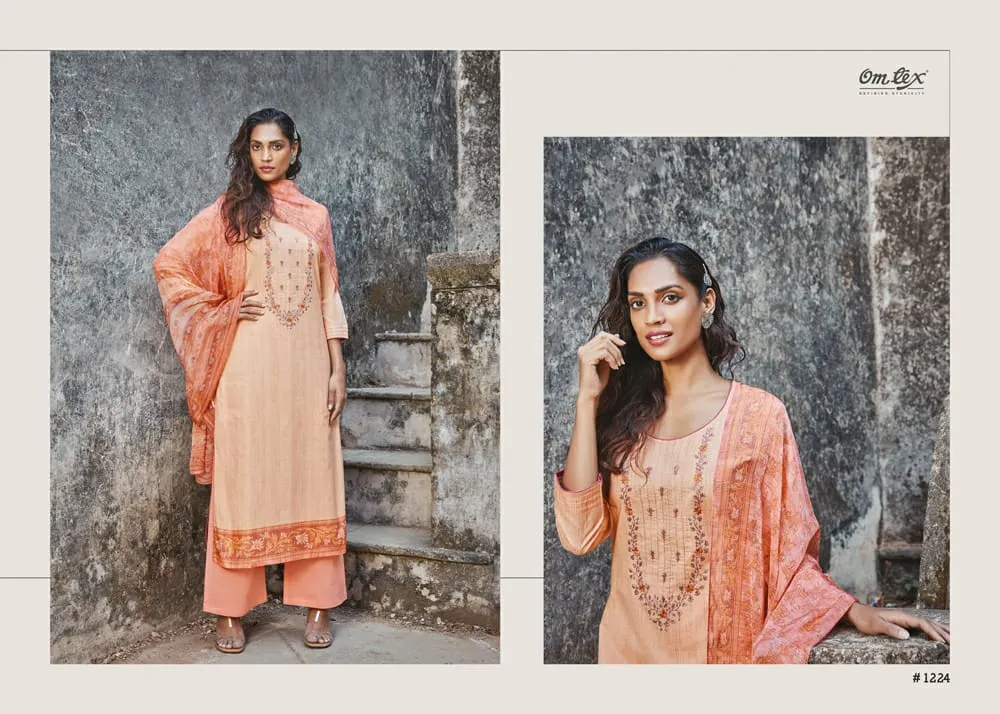 Omtex Nitara Cotton Designer Stylish Suits Collection
