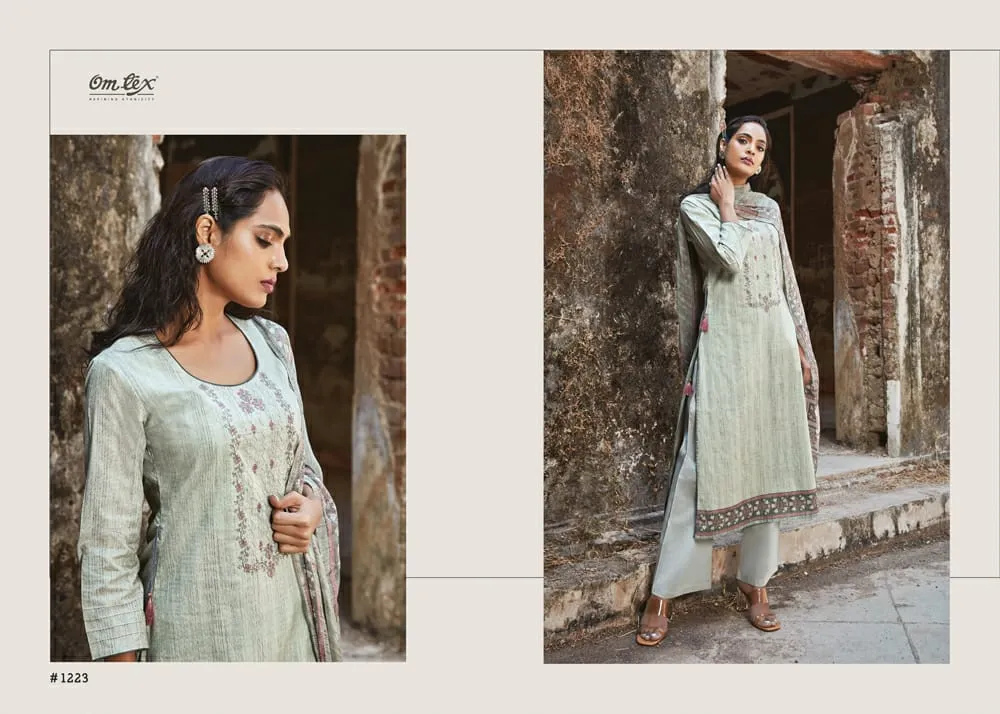 Omtex Nitara Cotton Designer Stylish Suits Collection