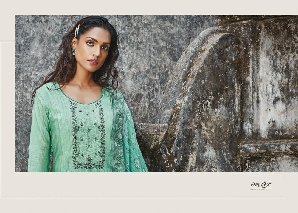 Omtex Nitara Cotton Designer Stylish Suits Collection