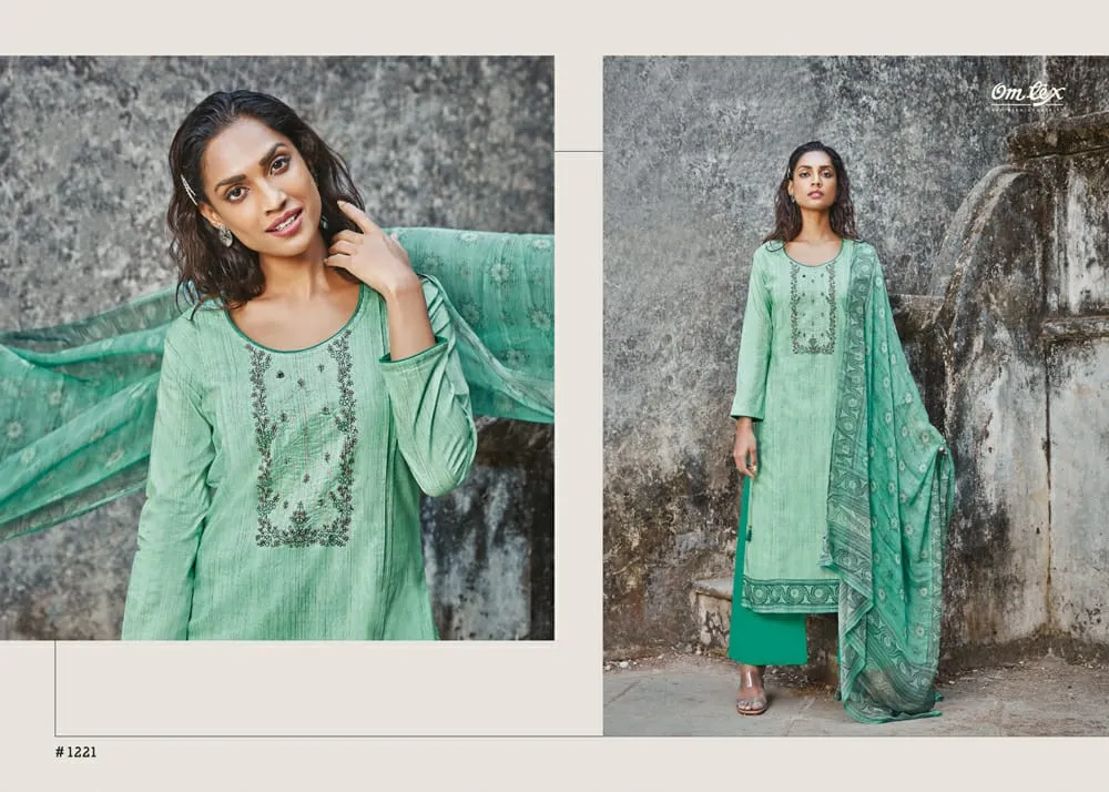 Omtex Nitara Cotton Designer Stylish Suits Collection