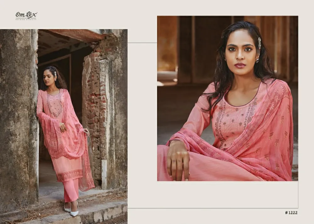 Omtex Nitara Cotton Designer Stylish Suits Collection
