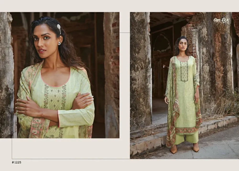Omtex Nitara Cotton Designer Stylish Suits Collection