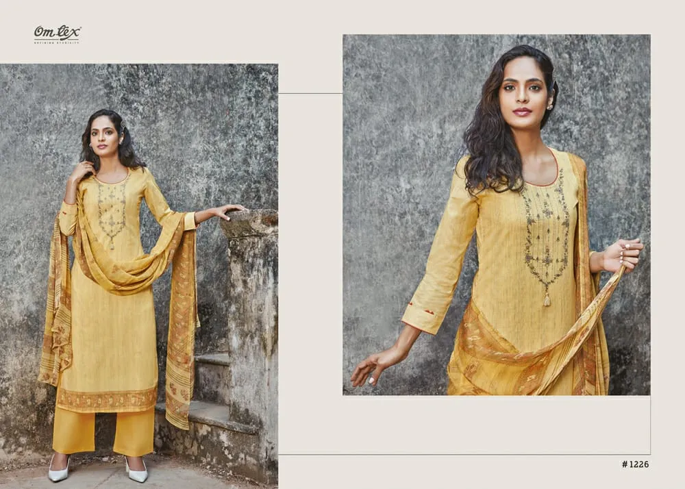 Omtex Nitara Cotton Designer Stylish Suits Collection