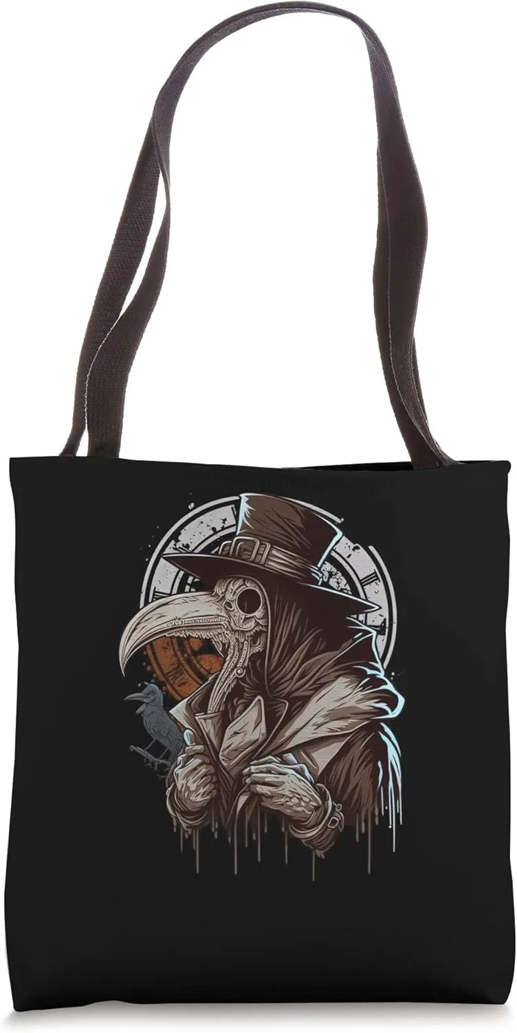 Plague Doctor - Creepy Medieval Renaissance Doctor Tote Bag