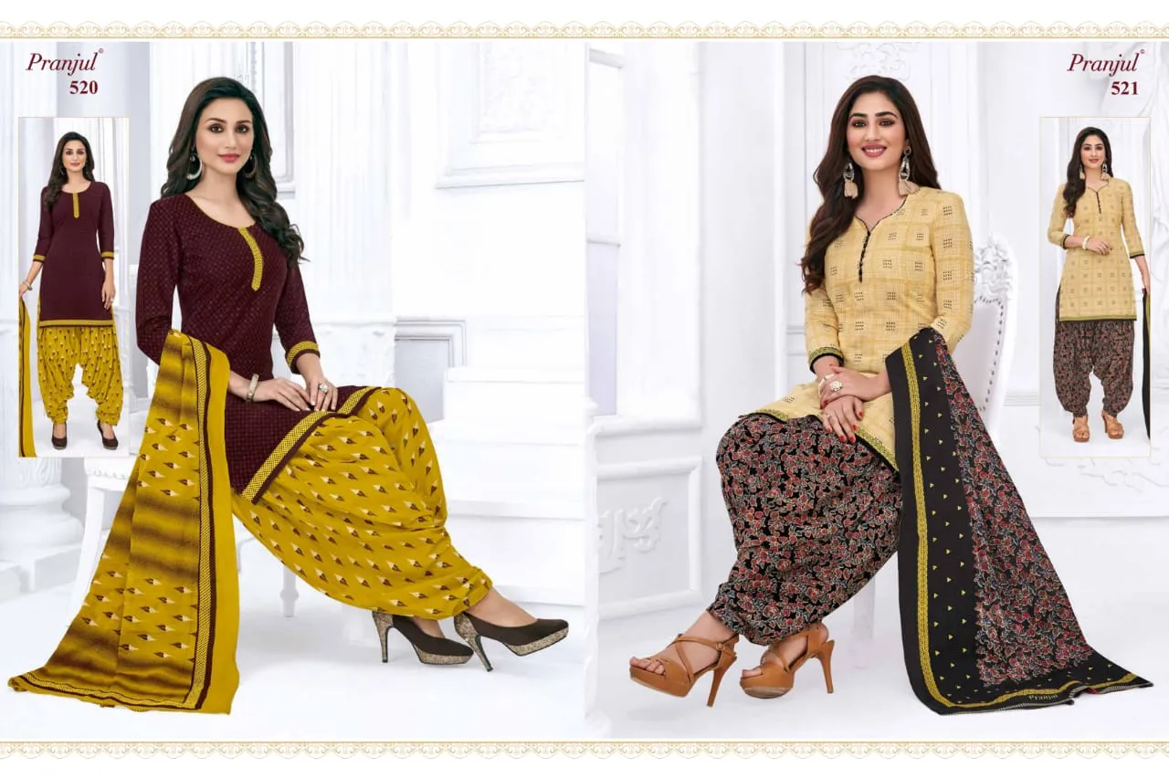 PRANJUL PRIYANKA VOL 5 PATIYALA COLLECTION BEAUTIFUL FANCY STYLISH COLORFUL SALWAR KAMEEZ