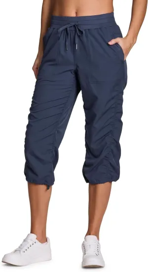 RBX Active Capri Pants for Women Joggers Stretch Lightweight Womens Casual Pant Capri with Drawstring