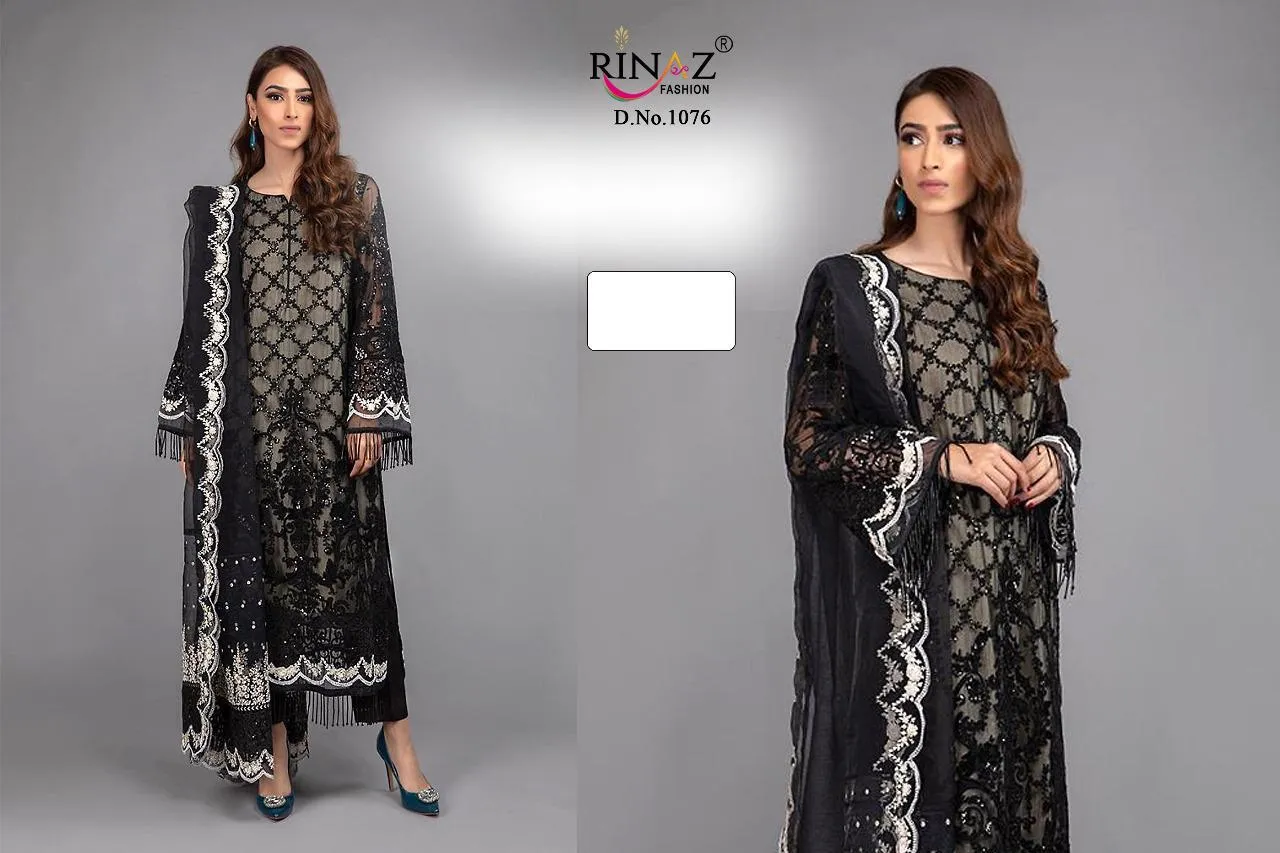 Rinaz Hit Design Georgette Designer Stylish Pakistani Singles Collection