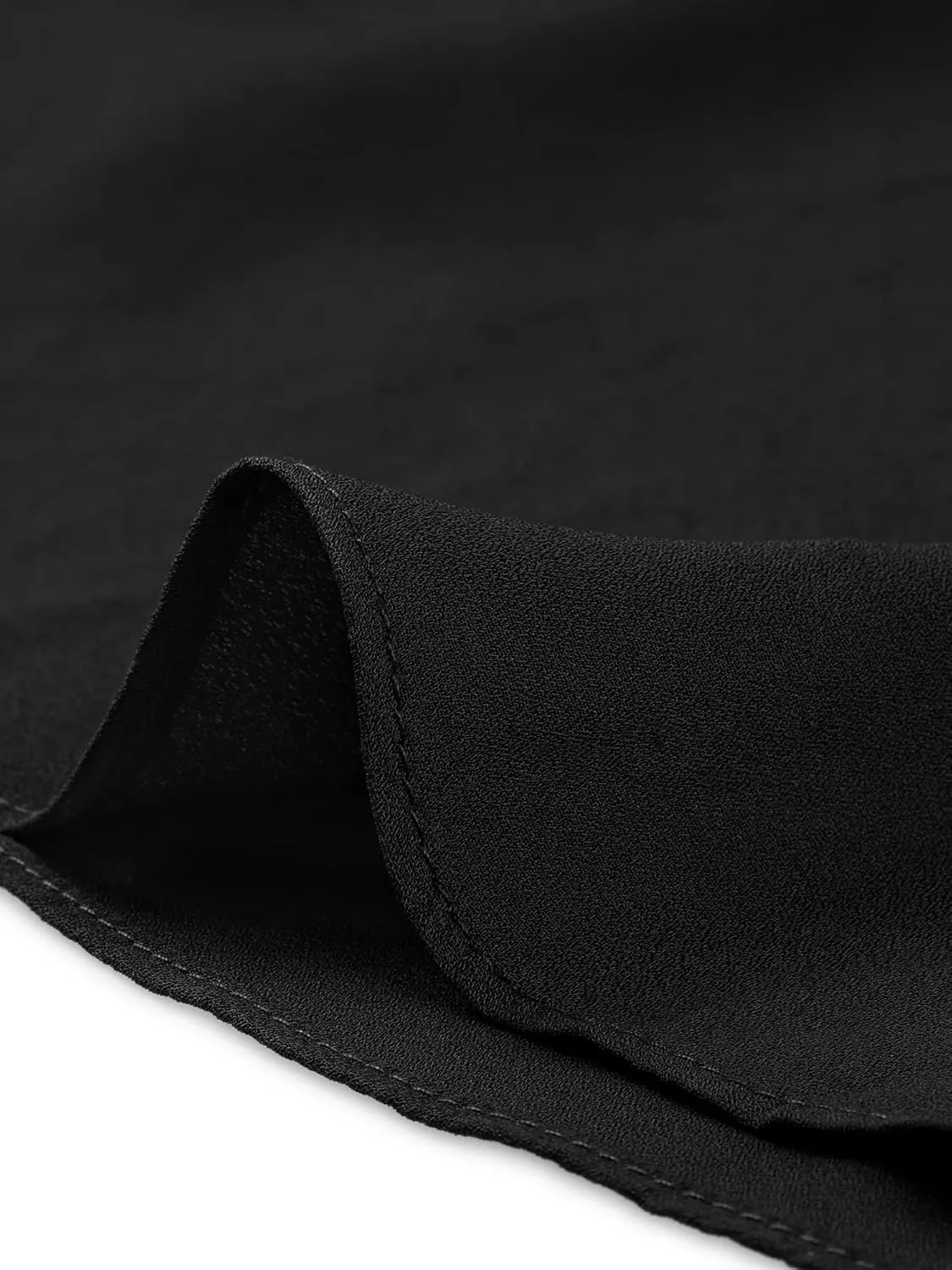 Seta T Women's Wrap V Neck Dress Long Sleeve High Waist Tie Ruffle Swing Skater Casual Dresses