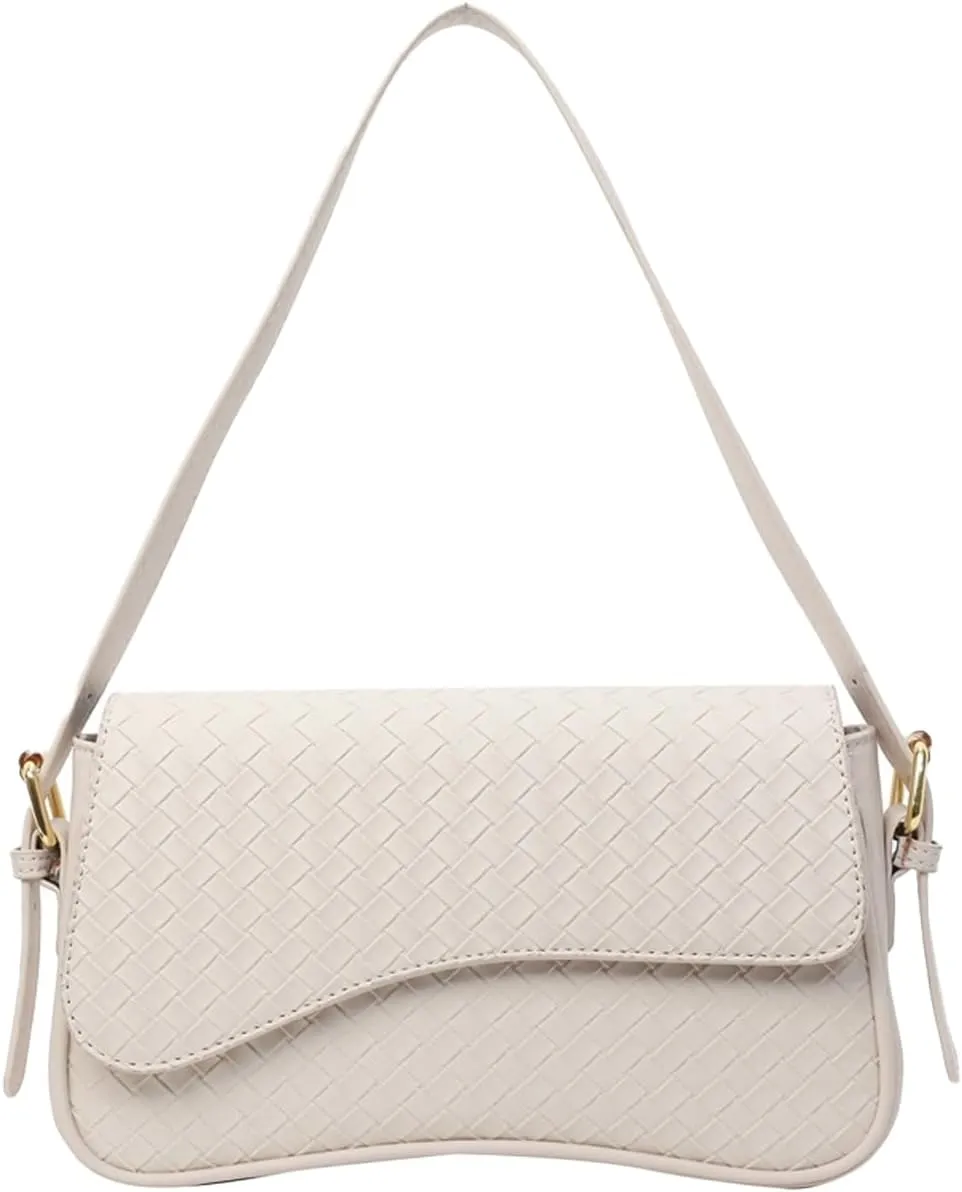 Shoulder Bag for Women VeganLeather Hobo Handbags Clutch Purse Retro Vegan Leather Handbags