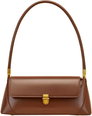 Shoulder Bag Tote Handbag for Women Vintage Leather Underarm Purse Tote Bag Cute Hobo Handbag Small Clutch for Travel Work