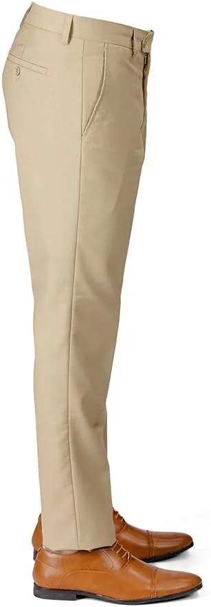 Slim Fit Men Suit Tan Beige 2 Button Notch Lapel AZAR 4030-10