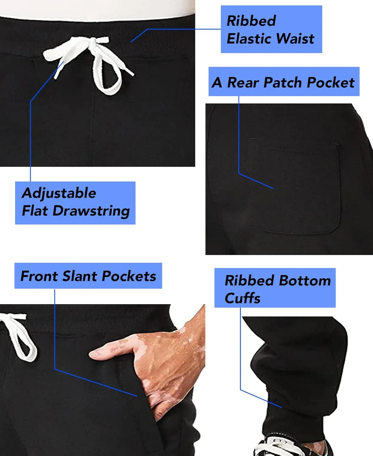 Southpole Men's 1570 Basic Active Fleece Jogger Sweatpants