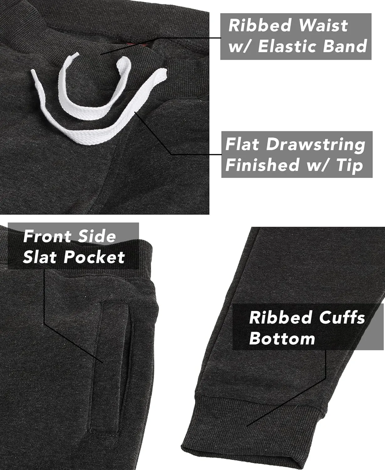 Southpole Men's 1570 Basic Active Fleece Jogger Sweatpants