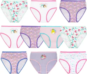 Squishmallows Girls' Underwear Panties and Shorts with Cam The Calico, Lola & More in Sizes 4, 6, 8 & 10