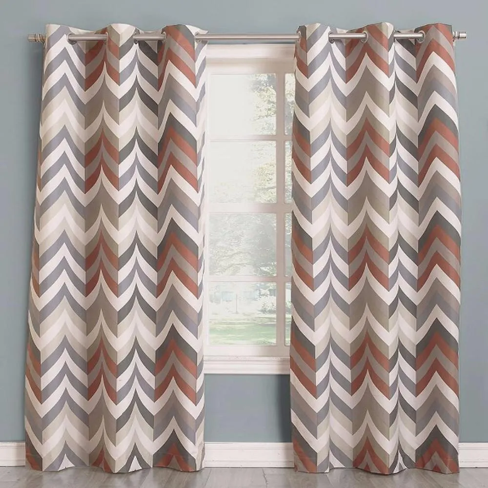 Sun Zero Chevron Thermal Lined Grommet Top Panel