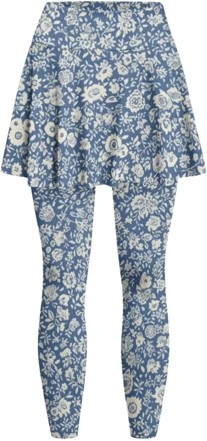 Sunflower Summer Gym Workout Outfits Leggings, Skull Yoga Running Casual Golf Tennis Legging High Waisted Skirts