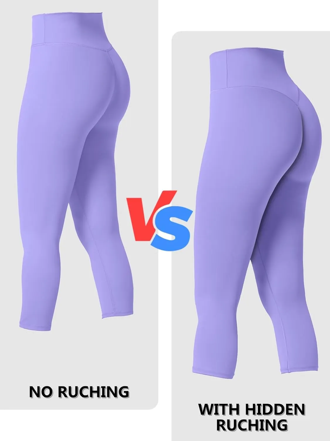Sunzel Sunzfly Invisible Butt Scrunch Workout Leggings for Women, Butt Lifting High Waisted Gym Yoga Pants with Tummy Control