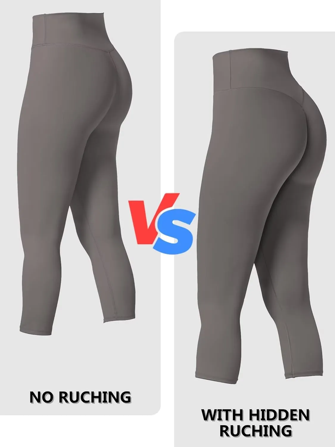 Sunzel Sunzfly Invisible Butt Scrunch Workout Leggings for Women, Butt Lifting High Waisted Gym Yoga Pants with Tummy Control