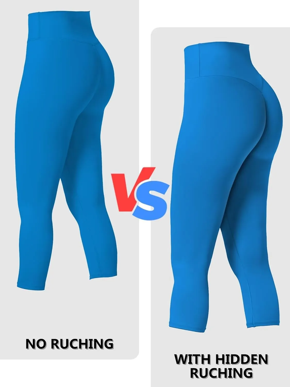 Sunzel Sunzfly Invisible Butt Scrunch Workout Leggings for Women, Butt Lifting High Waisted Gym Yoga Pants with Tummy Control