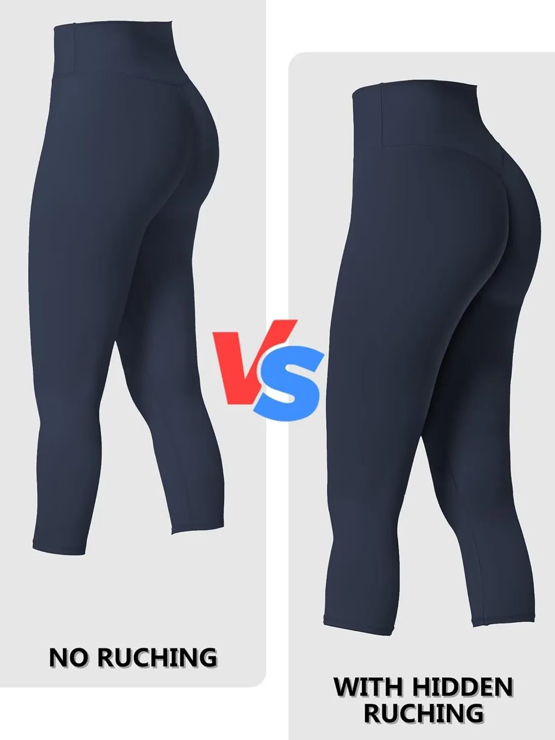 Sunzel Sunzfly Invisible Butt Scrunch Workout Leggings for Women, Butt Lifting High Waisted Gym Yoga Pants with Tummy Control