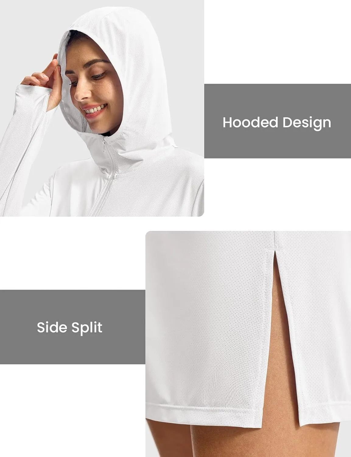 TBMPOY Women's Swim Cover Up UPF 50  Sun Protection Long Hoodie Jacket SPF Lightweight Beach Swimwear Coverups 2025