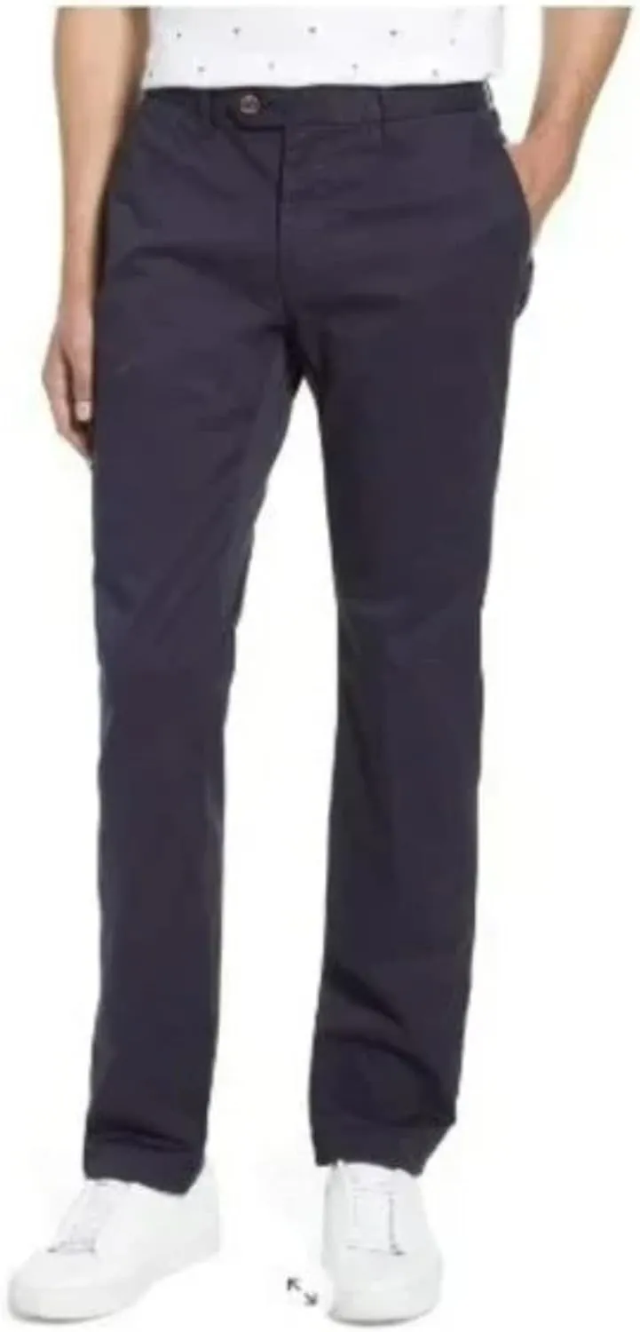 Ted Baker London Men's Seenchi Slim Fit Chino's Casual Dress Work Pants Navy Size 38x32