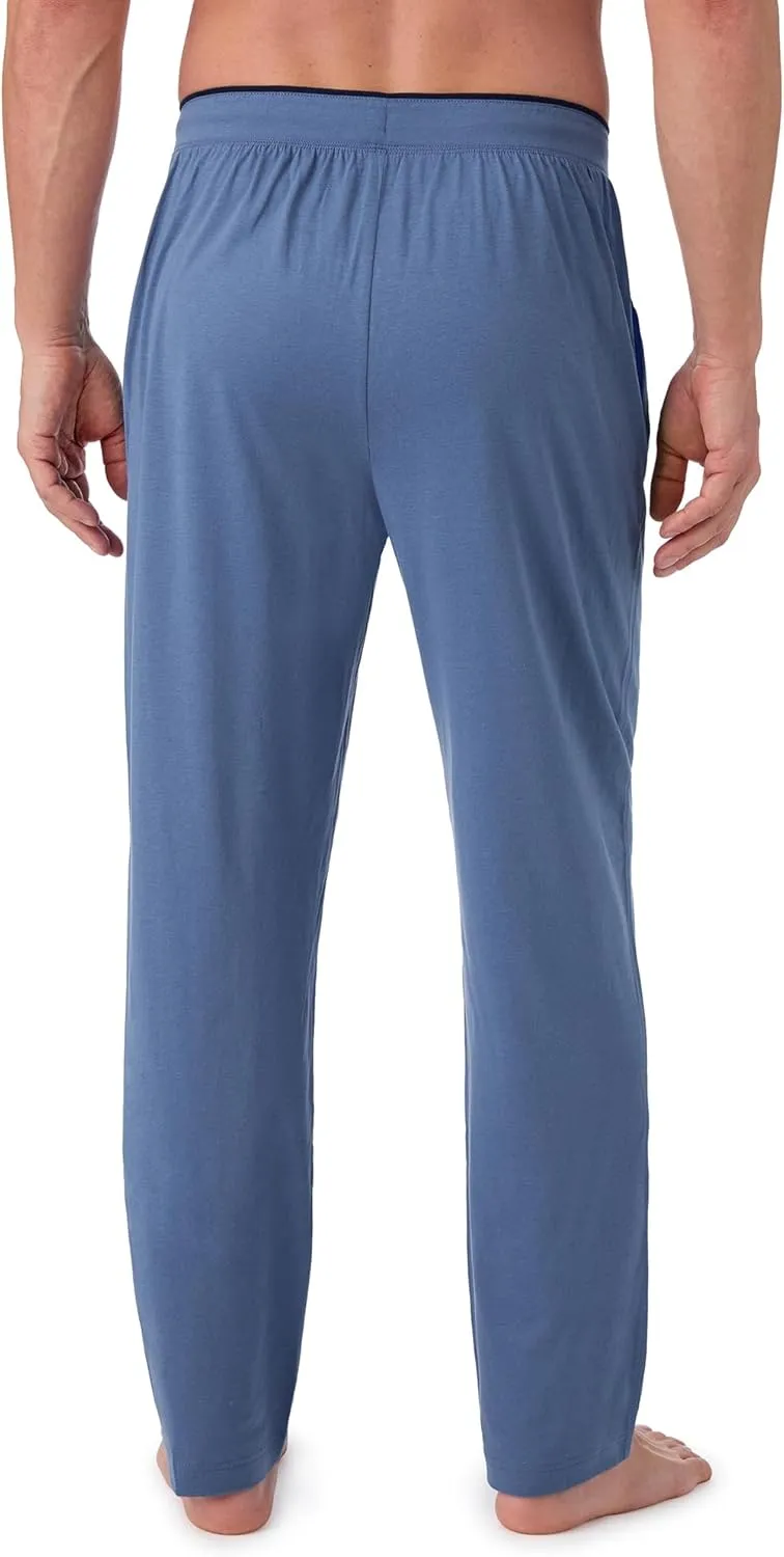Tommy Bahama - Men's Essential Sleep Pant, Long Straight Leg Cotton Blend Pajama Pants for Sleep or Lounge