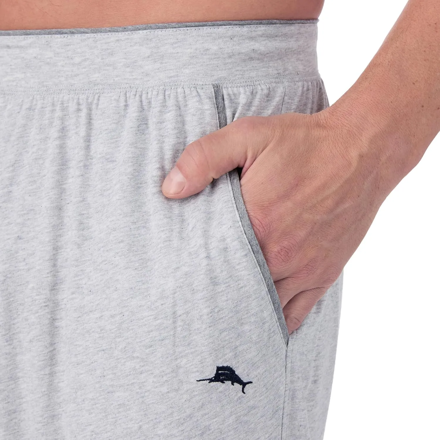 Tommy Bahama - Men's Essential Sleep Pant, Long Straight Leg Cotton Blend Pajama Pants for Sleep or Lounge