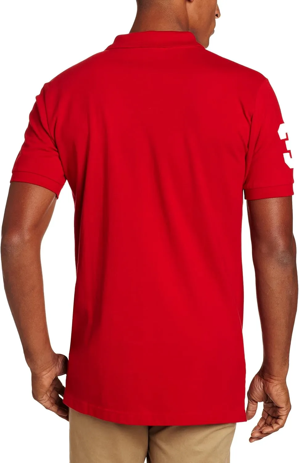 U.S. Polo Assn. Men's Solid Short-Sleeve Pique Polo Shirt