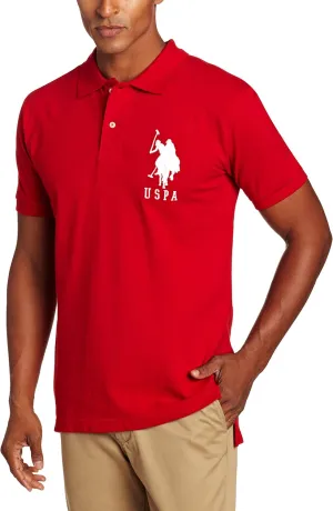 U.S. Polo Assn. Men's Solid Short-Sleeve Pique Polo Shirt