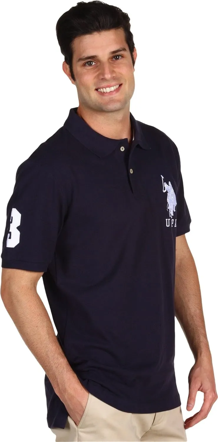 U.S. Polo Assn. Men's Solid Short-Sleeve Pique Polo Shirt